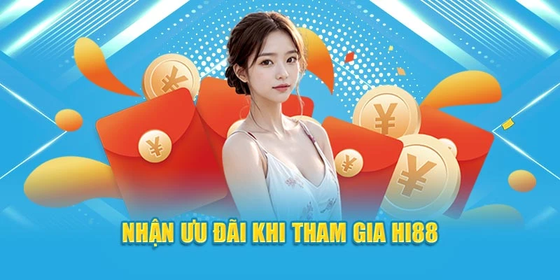 Nhận ưu đãi khi tham gia HI88